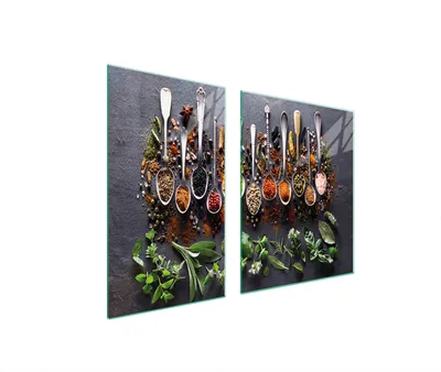 Produktbild von Herdabdeckplatten 2 teilig 100x52 Glaskeramikkochfeld Abdeckung Glas Schneidebrett Schiefer Küche