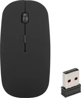 Obrázok produktu pre Bezdrôtová myš Smart Slim Mini Portable 2.4G Cordless Mouse s USB prijímačom pre prenosný počítač Tablet