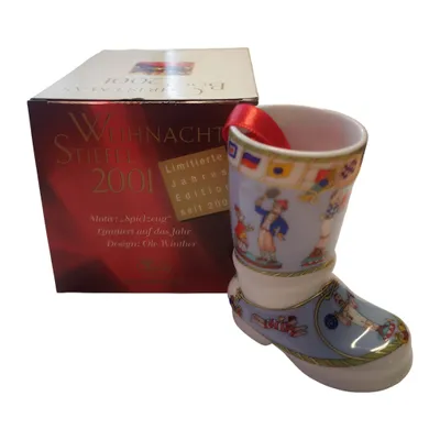 Produktbild von Hutschenreuther Porzellan Weihnachtsstiefel Stiefel 2001 NEU