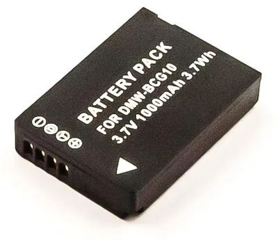 Immagine prodotto di Batteria adatta per Panasonic DMC-TZ6 Batteria DMW-BCG10GK, BP-DC7-E, DMW-BCG10, DMW-BCG10PP, DMW-BCG10E max. 850mAh