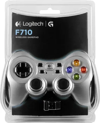 Produktbild von Logitech Wireless Gamepad F710 - Game Pad - 10 tlačítek - bezdrátový - 2,4 GHz - pro PC