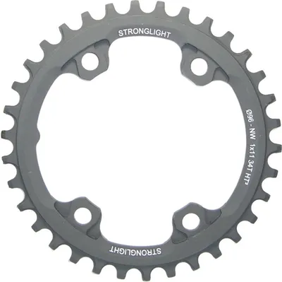 Obrázok produktu pre Predný prevodník Stronglight Kettenblatt CT2, kompatibilný s radením 1x11, pre systém Shimano XT FCM9000, priemer 96 mm, počet zubov 36.