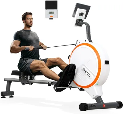 Produktbild von Rudertrainer - Rudermaschine - Fitnessruderer - Heimtrainer - Rudergerät - Magnetisches Widerstandssystem