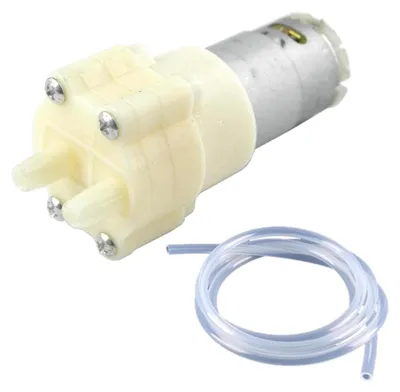 385 Membranpumpe DC 24V selbstansaugend mit Silikonschlauch