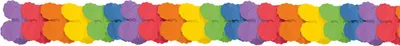 Immagine prodotto di Ghirlanda di carta colorata con i colori dell'arcobaleno