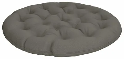 Productafbeelding van Papasan-stoelkussen VIANEN, 100% polyester, grijs, diameter 120 x 12 cm