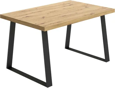 Produktbild von Dmora Esstisch Campello 140x90x75 cm Braun 8 Personen