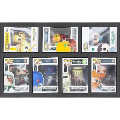 Produktbild von Schaumstoffeinlage für 7 Funko POP Vinyl Figuren in Box