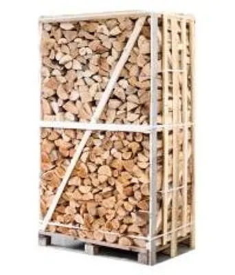 Produktbild von Palette kammergetrocknetes gespalten Birken/Esche Brennholz mischfeuerholz 25cm