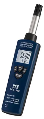 Produktbild von PCE Instruments PCE-555 Luftfeuchtemessgerät (Hygrometer) 0 % rF 100 % rF