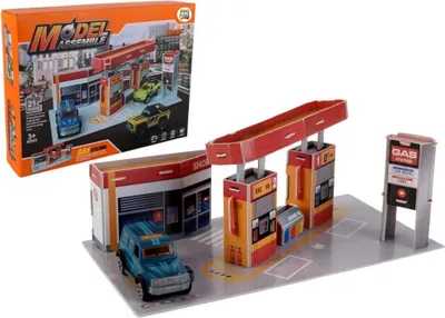 Image de Station-service avec voitures