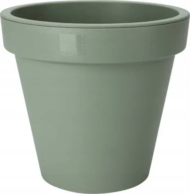 Produktbild von Runder grüner dekorativer Gartentopf 25 x 22 cm