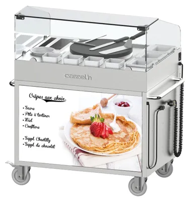 Image de Chariot à Crêpière 40 Encastrée  - Casselin