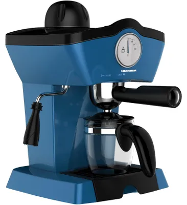 Zdjęcie produktu dla Heinner HEM-200BL, Ekspres do espresso, 0,25 l, Kawa mielona, 800 W, Niebieski