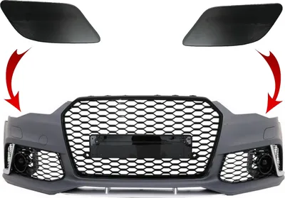 Zdjęcie produktu dla Osłony przedniego zderzaka SRA do Audi A6 C7 4G 2011-2018 RS6 Look