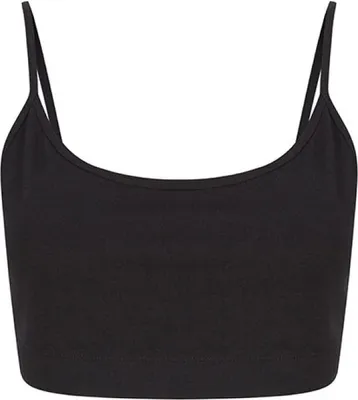 Produktbild von SF Women SK230 | WomenŽs Sustainable Fashion Cropped Cami Top - Farbe: Black - Größe: S