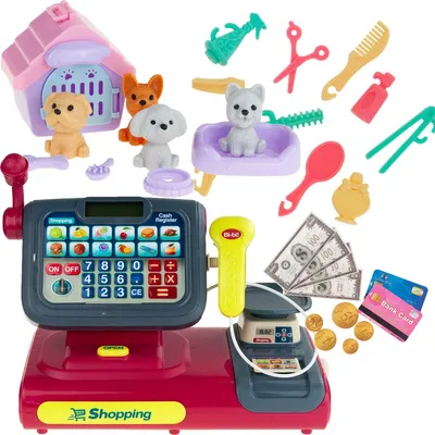 Image de Caisse enregistreuse Scanner interactif Balance Accessoires d'achat Avec sons