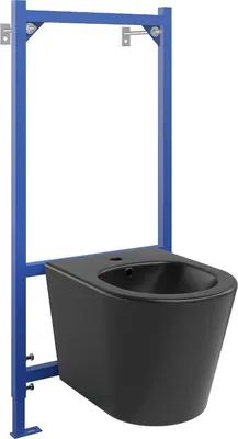 Produktbild von Mexen Felix B Unterputzmontageset mit Bidet Rico, Schwarz matt - 69935724885