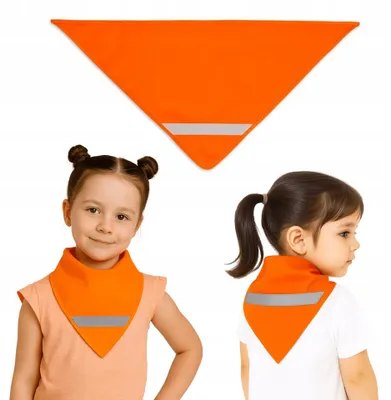 Produktbild von Kamdo Reflektor-Bandana für Kinder, Orange, Sicherheit