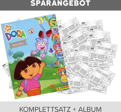 Produktbild von Dora - Sammelsticker - Komplettsatz + Album