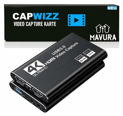 Immagine prodotto di CAPWIZZ Sistema di acquisizione video Registratore di giochi USB 4k HDMI