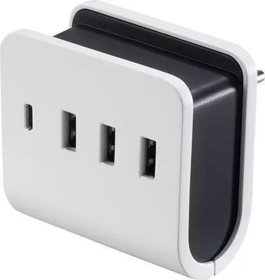 Produktbild von VOLTCRAFT UC-4ACX001 USB Ladegerät 24 W Innenbereich Ausgangsstrom (max.) 4.8 A 4 x 1x USB-C®, 3x USB-A