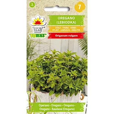 Zdjęcie produktu dla Nasiona ziół Oregano Lebiodka zioła do ogrodu - Toraf 308