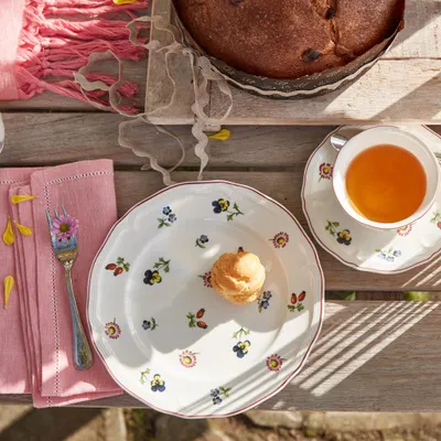 Imagen del producto de Villeroy & Boch, juego de 6 tenedores de postre "Kreuzband Septfontaines", acero inoxidable, color plata/platino, referencia 1262430190