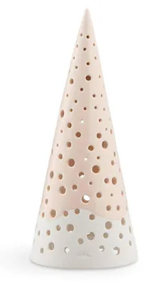 Teelichthalter Keramik 19 cm mehrfarbig Weihnachten