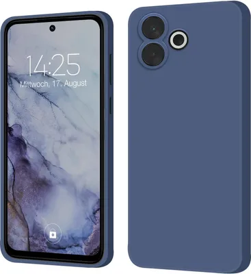 Produktbild von Hülle für Xiaomi Redmi 13 Case Cover Bumper Silikon Softgrip Schutzhülle Farbe: Lavendelblau