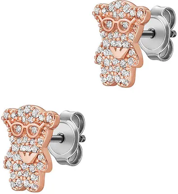 Image de Boucles d'oreilles Boucles d'oreilles Emporio Armani Collection Rosé - femme