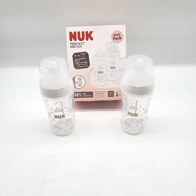 Immagine prodotto di NUK Perfect Match Twin Set 260ml - motivo arcobaleno, senza