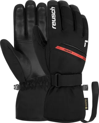 Zdjęcie produktu dla Rękawiczki Reusch Morris GORE-TEX w oddychającej jakości 7745 czarno-biało-czerwone 10