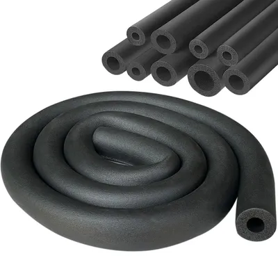 Productafbeelding van Buisisolatie schuimrubber - Zwart - 28 mm binnendiameter - 1,8 m