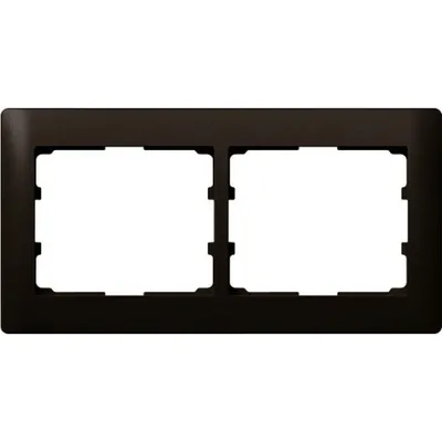 Obrázek produktu pro Rám dvojitý - Rám 2-gangový bronz 771202