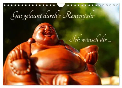 Immagine prodotto di Con il sorriso per tutto l'anno della pensione (calendario da parete 2027, formato DIN A4 orizzontale), calendario mensile CALVENDO