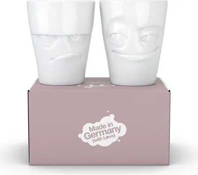 Obrázek produktu pro FIFTYEIGHT 350ml Becher - Grummelig & Verschmitzt weiß
