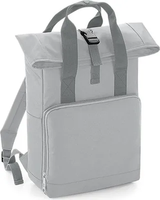 Produktbild von BagBase BG118 | Rucksack Twin Handle Roll-Top Backpack - 28 x 38 x 12 cm - Farbe: Light Grey - Größe: 28 x 38 x 12 cm