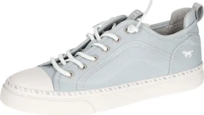 Produktbild von Mustang Damen Schnürschuh Stoffschuh mit Gummisohle rutschfest leicht 1376-308, Größe:40 EU, Farbe:Blau