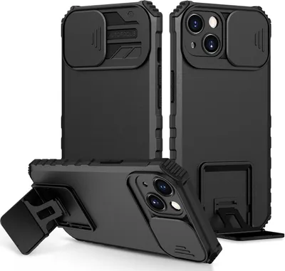 Produktbild von König Design Hülle kompatibel mit Apple iPhone 15 Plus Kunststoff Soft Handyhülle - Handy Case Schwarz