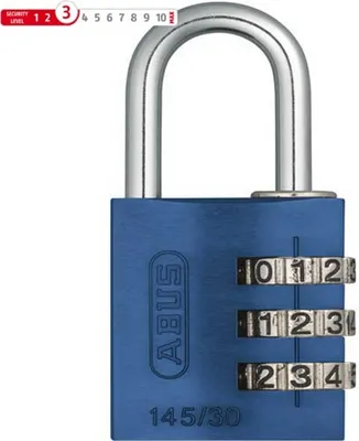 Produktbild von ABUS Zahlenschloss 145/30 in blau