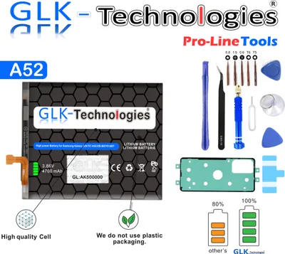 Produktbild von GLK-Technologies für Original Samsung Akku EB-BG781ABY Galaxy A52 5G A52s Batterie