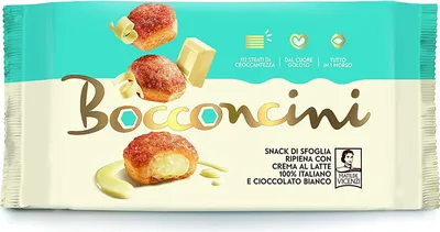 Produktbild von Matilde Vicenzi Bocconcini mit Milchcreme & weißer Schokolade 100G