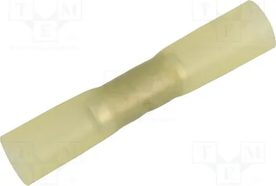 Produktbild von 5x Stoßverbinder mit Schrumpfschlauch-Isolation Messing 5,5mm2 SB 1210 Bootlace f