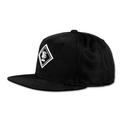Produktbild von Djinns 6 Panel Snapback Cap Brushed Twill  Black