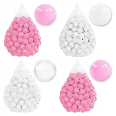 Produktbild von Bälle Für Bällebad 7 cm - 200 Stück - Bunte Babybälle Plastikbälle Baby Spielbälle | TUPPI