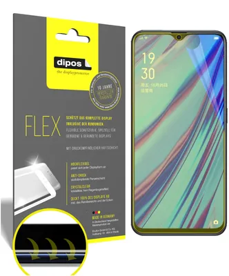 Zdjęcie produktu dla 3x folia ochronna do Oppo A9x, 100% pokrycia ekranu, Dipos Flex