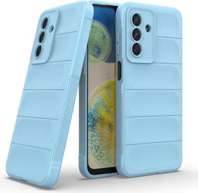 Produktbild von Handy Hülle für Samsung Galaxy A26 5G Grip Case Cover Schutzhülle Softgrip Farbe: Hellblau