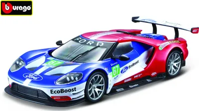 Image de Bburago 1:32 Race DTM Ford GT Race car 2017 No.67 LeMans