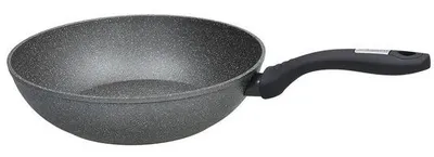 Zdjęcie produktu dla Patelnia Wok, rączka, 28 cm, czarna